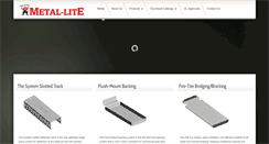 Desktop Screenshot of metal-lite.net